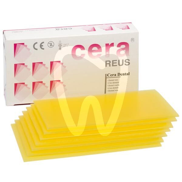 Cera artic.en placas 2mm amarilla impresión y prótesis reus
