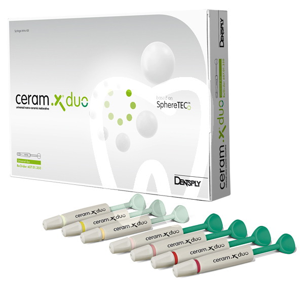 Ceram.x duo jeringas reposición reconstrucción dentsply