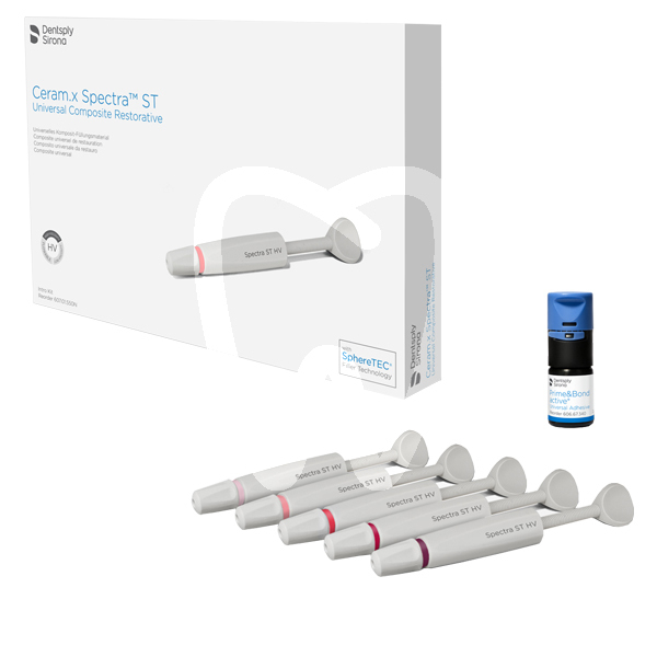 Ceram.x spectra st hv jeringas intro kit reconstrucción dentsply