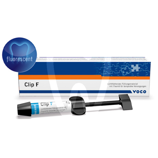 Clip f jeringa fluorescent cementos voco