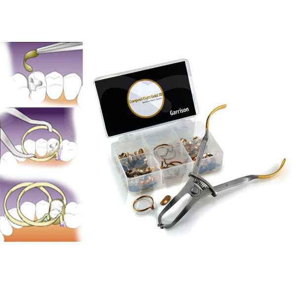 Composi-tight gold kit + transportador reconstrucción garrison