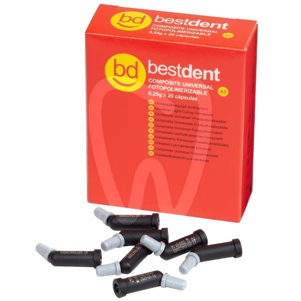 Composite universal capsulas reconstrucción bestdent