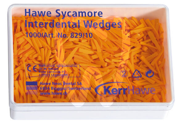 Cuñas de madera 1000uds reposición reconstrucción kerr