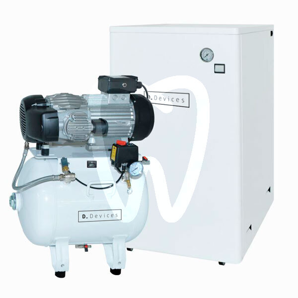 D_compresor con secador y mueble insonorizado 2-3 m sala de máquinas d_devices