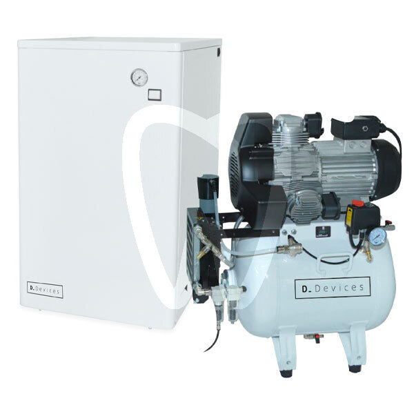 D_compresor con secador y mueble insonorizado 3-4 m sala de máquinas d_devices