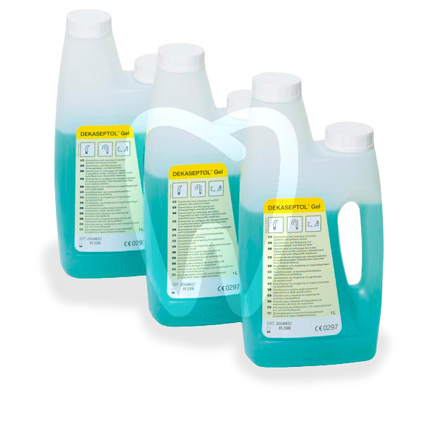 Dekaseptol gel 3x1l prevención y diagnóstico kavo