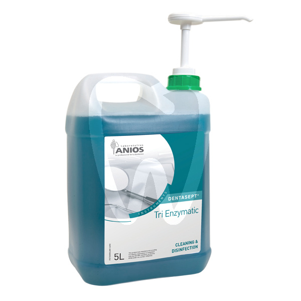 Dentasept trienzymatic 5 litros con bomba dosificadora prevención y diagnóstico anios