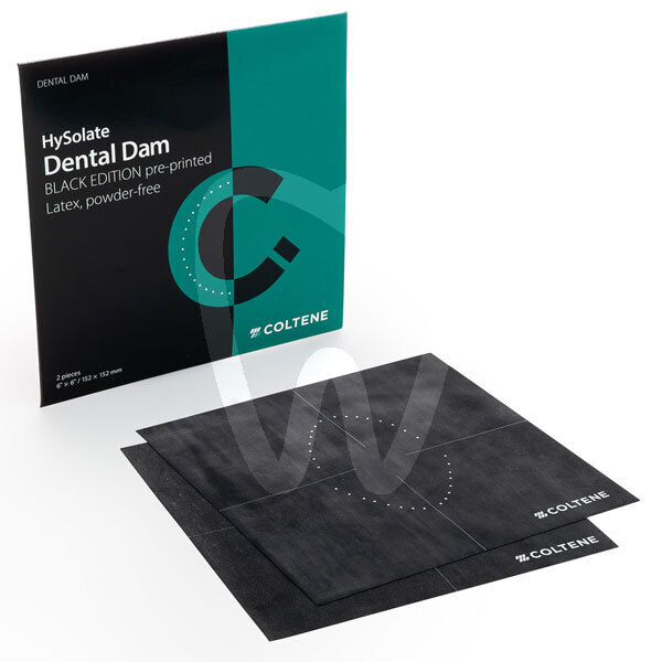 Dique hysolate latex black medio endodoncia hysolate