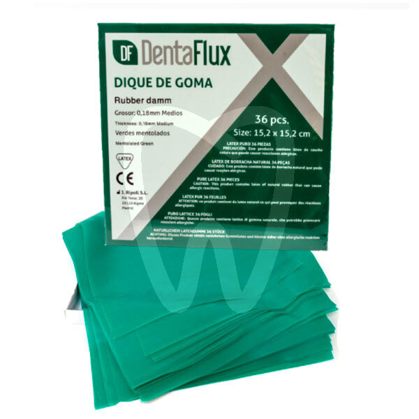 Dique medio endodoncia dentaflux