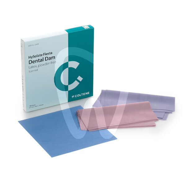 Diques hysolate fiesta látex surtido medio endodoncia hysolate