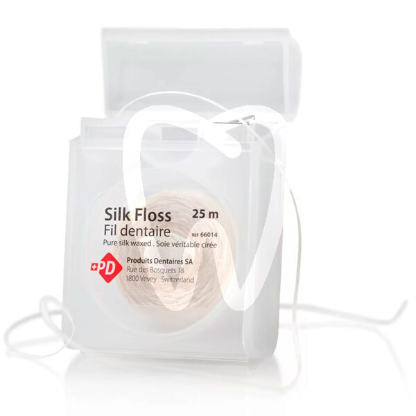 Disp. hilo dental seda encerada 25 m 1u. prevención y diagnóstico p.d.