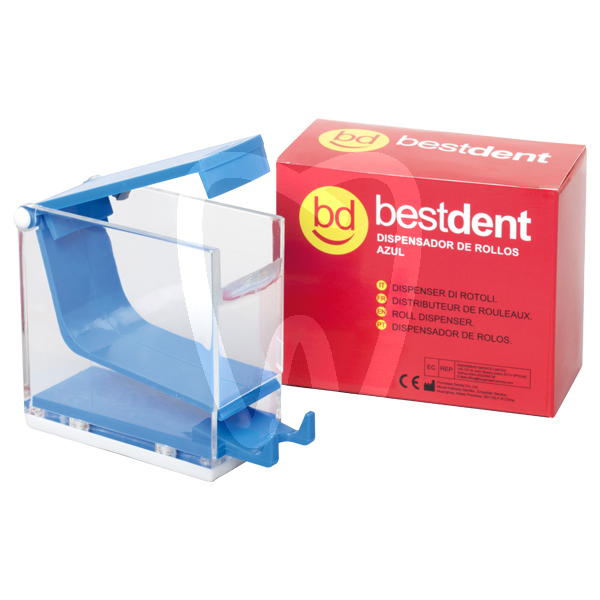 Dispensador de rollos azul instrumental bestdent