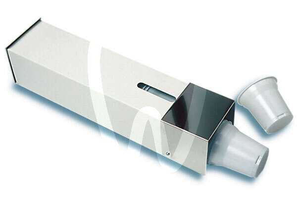 Dispensador de vasos metalico desechables sin marca