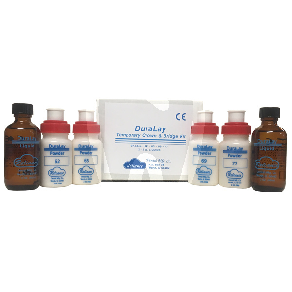 Duralay c&b polvo impresión y prótesis reliance