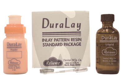 Duralay liquido impresión y prótesis reliance