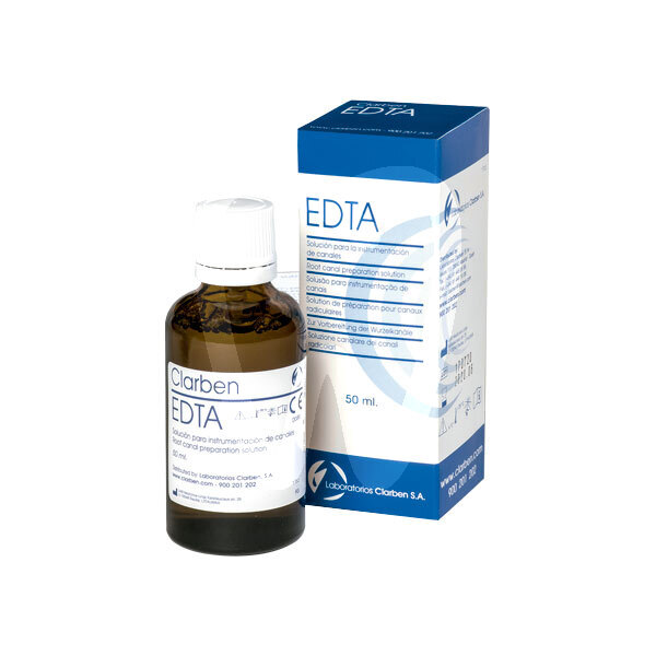 Edta frasco endodoncia laboratorios clarben