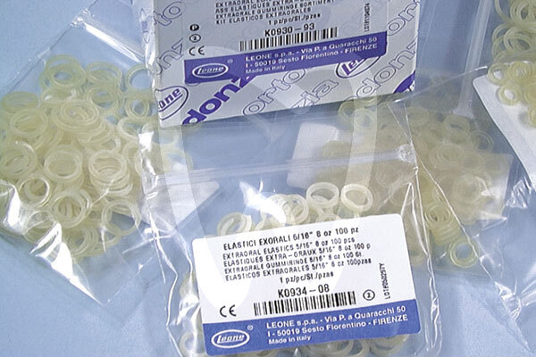 Elasticos extraorales elastómeros leone