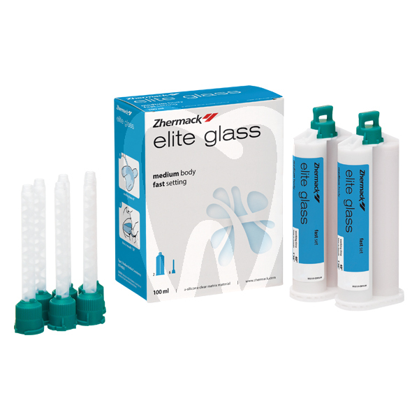 Elite glass silicona transparente impresión y prótesis zhermack