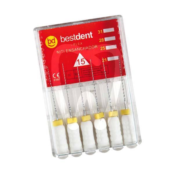 Ensanchador niti bestdent nº 15-40 endodoncia bestdent