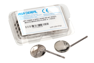 Espejos planos nº 4-5 asa s.s. instrumental asa dental