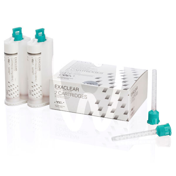 Exaclear silicona transparente impresión y prótesis gc