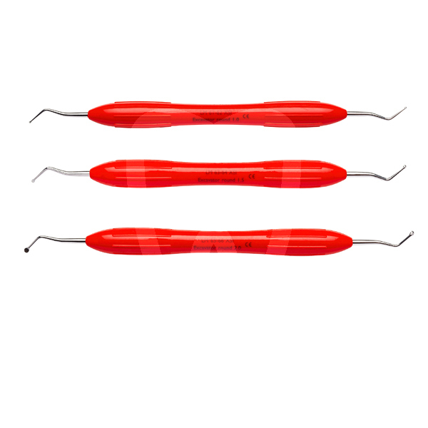 Excavadores rojos lm dental instrumental lm