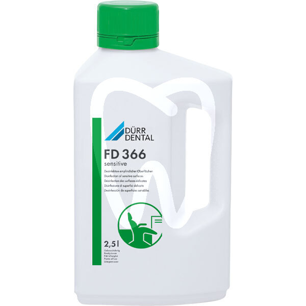 Fd 366 sensitive desinfección de superficies de 2,5l prevención y diagnóstico dürr