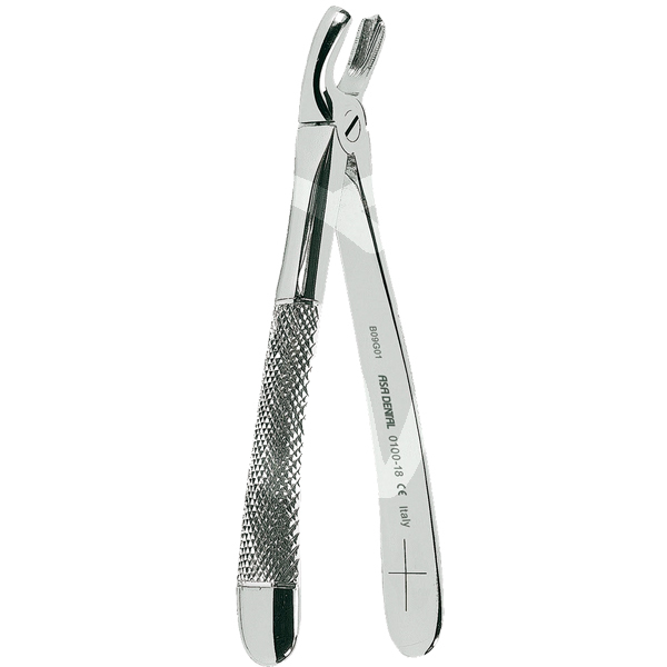 Forceps molar superior izquierdo n. 18 instrumental asa dental