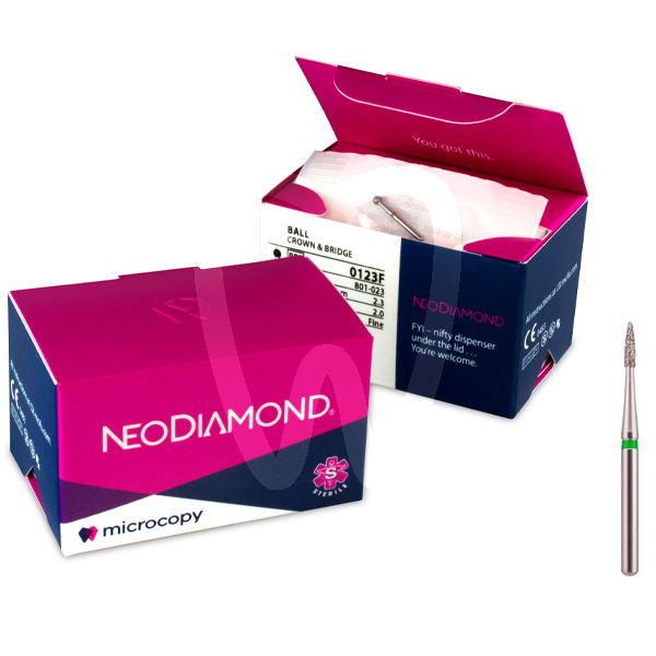 Fresa fg 862.314.010 puntiaguda grano grueso fresas microcopy