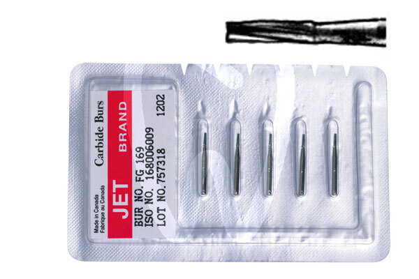 Fresa f.g. cilindro punta plana fresas kerr