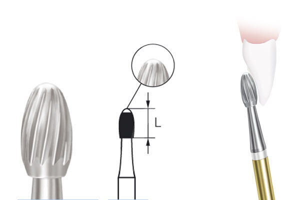 Fresa para quitar composite h379agk instrumental komet