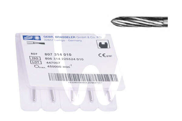 Fresa tungsteno acabado h282 fresas komet