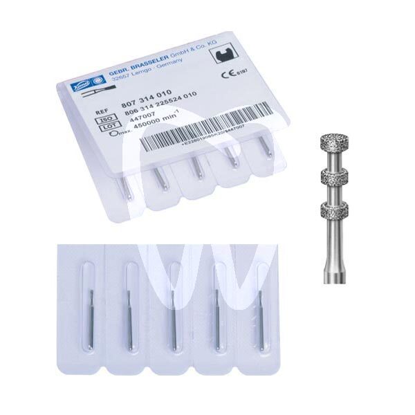 Fresas diamante turbina modelo 834 marcado de carillas fresas komet