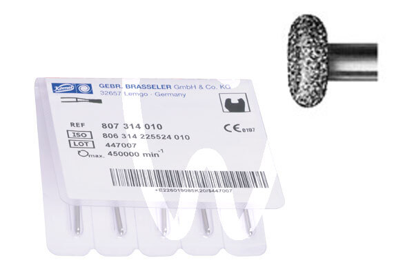 Fresas diamante turbina rueda modelo 909-055 fresas komet