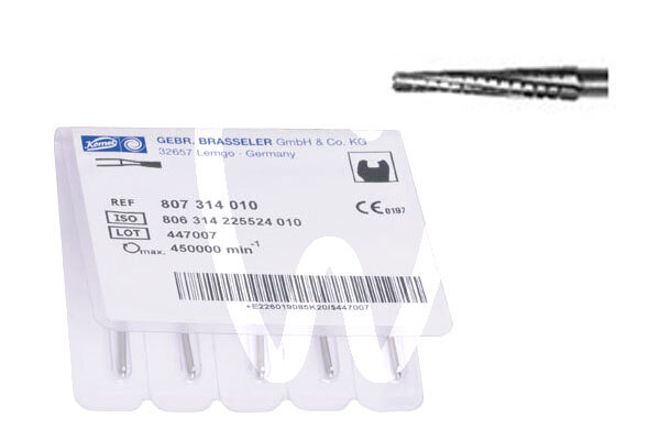 Fresas f.g. h254-314-010 tunsgteno hueso fresas komet