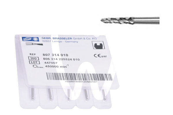 Fresas f.g. h254e/le para cirugía fresas komet