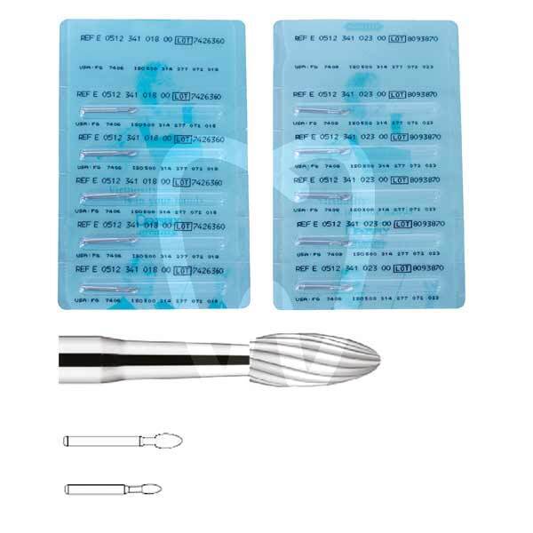 Fresas tungsteno acabado 512 fresas dentsply maillefer