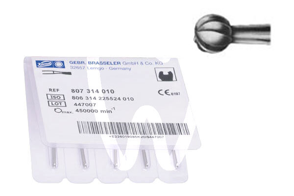 Fresas tungsteno contra ángulo redonda modelo h1 fresas komet