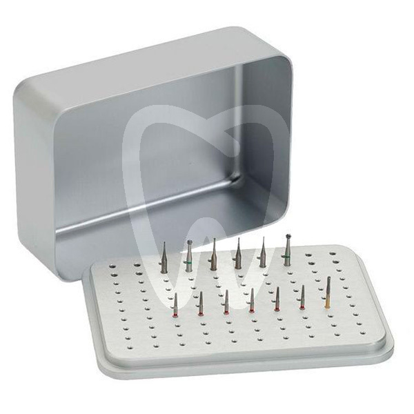 Fresero maxi bur block 100 agujeros fresas nichrominox