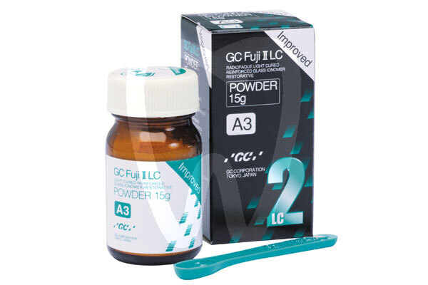 Fuji ii lc improved polvo color a-3 cementos gc