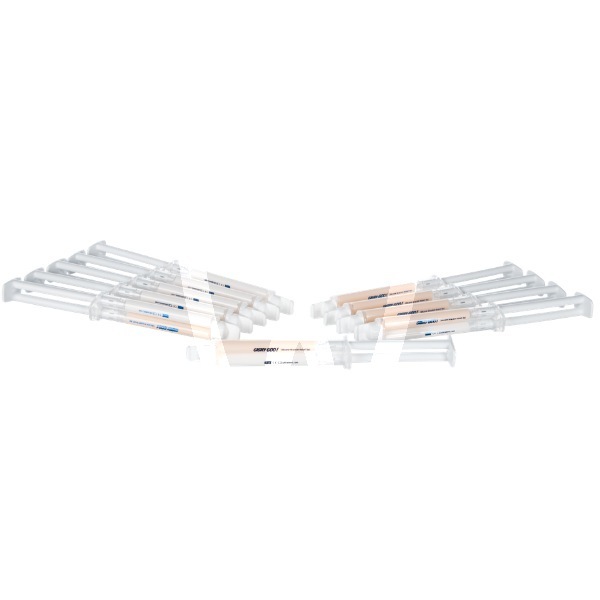 Gishy goo color diente 10 jeringas cera para paciente ultradent