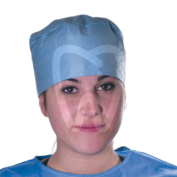 Gorro impermeable elástico azul covid 19 alle - euronda