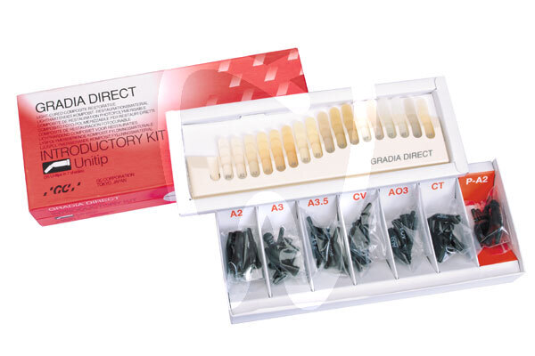 Gradia direct unitip kit intro reconstrucción gc