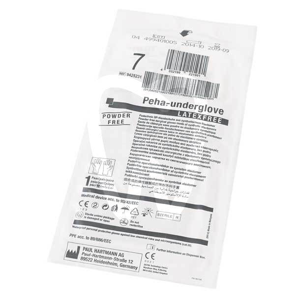 Guante peha-under s/latex s/ polvo 6 desechables hartmann