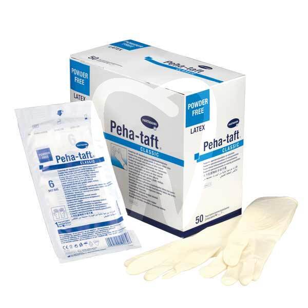 Guantes hartmann peha taft clasic esteril sin polvo desechables hartmann