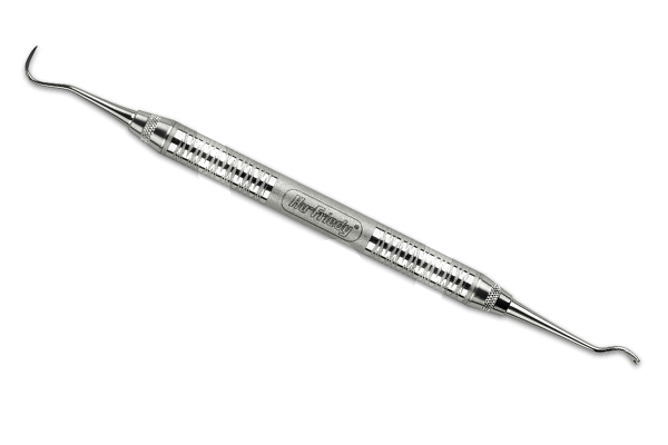 Guía de ligadura y cureta  instrumento doble instrumental hu-friedy