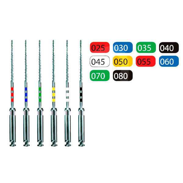 Gutta condensador maillefer nº 25-80 endodoncia dentsply maillefer