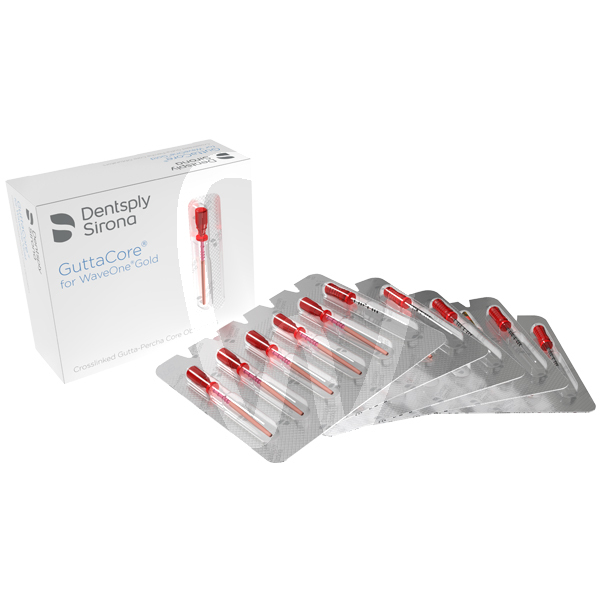 Guttacore para waveone gold - peq 25u endodoncia dentsply maillefer