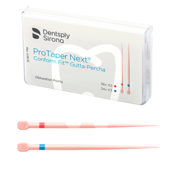 Guttapercha protaper next conform fit endodoncia dentsply maillefer