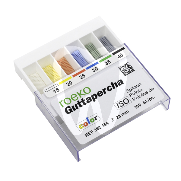 Guttapercha supra color endodoncia roeko